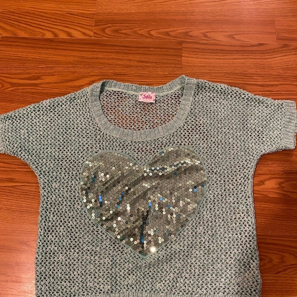 Justice Summer Sweater size 12 (DO) - Picture 5 of 6